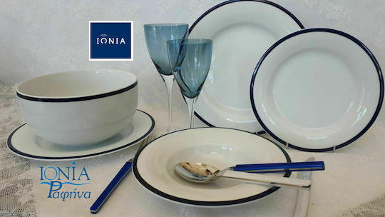 Ionia Mediterraneo Teapot Porcelain White 1100ml