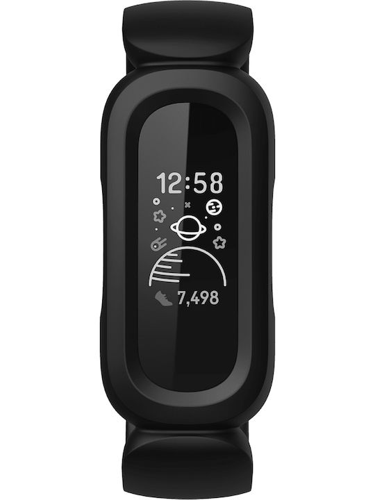 Fitbit Ace 3 Activity Tracker Αδιάβροχο με Παλμογράφο Μαύρο