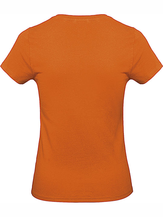 B&C Exact 190 Women's Short Sleeve Promotional T-Shirt Orange