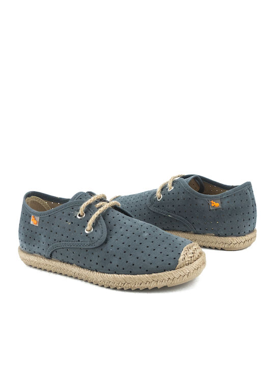 Vulladi Kids Espradrilles with Laces Gray