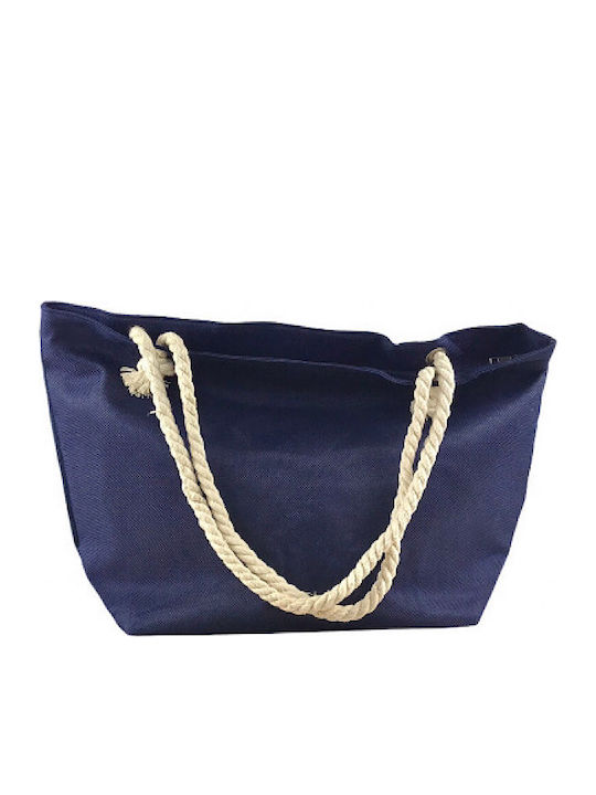 Плажна чанта - синя