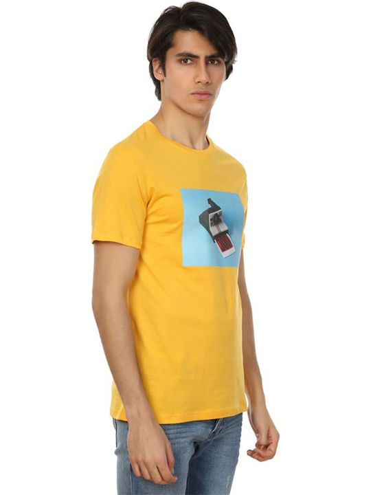 John Frank Pollar Men's Short Sleeve T-shirt Yellow