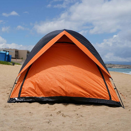 Escape Track V Σκηνή Camping Igloo Πορτοκαλί με Διπλό Πανί 3 Εποχών για 5 Άτομα 240x240x175εκ.