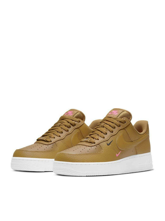 Nike Air Force 1 '07 Γυναικεία Sneakers Wheat / Sunset Pulse / Black