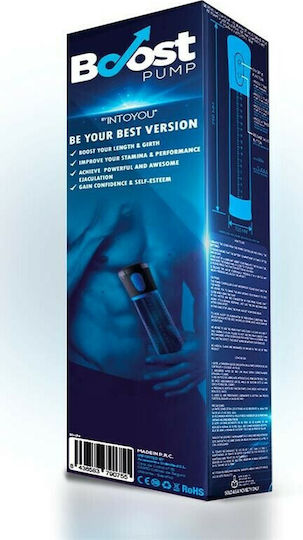 IntoYou Boost Pumps Automatic Penis Pump PSX01 Τρόμπα Πέους Διάφανη
