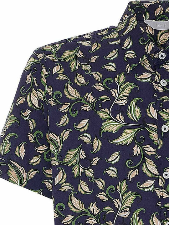CE627SS Cu mânecă scurtă Cămașă Floral Multicolor