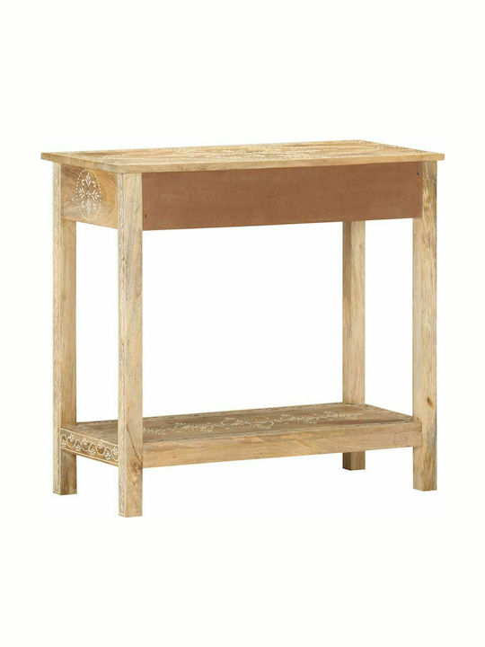 Solid Wood Console Table Mango Wood Mango Massif L80xW35xH74cm