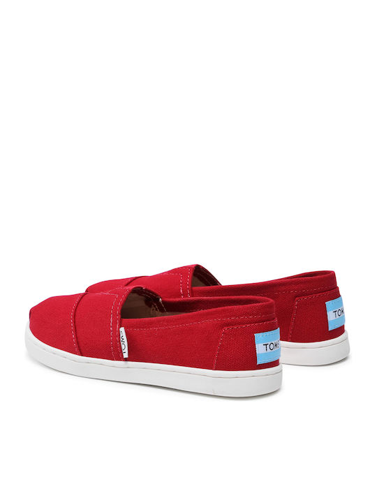 Παιδικές Εσπαντρίγιες Slip-On Κόκκινες Alpargata