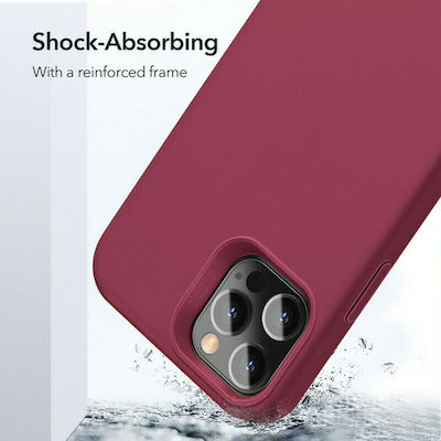 ESR Cloud Back Cover Σιλικόνης Red Wine (iPhone 12 Pro Max)