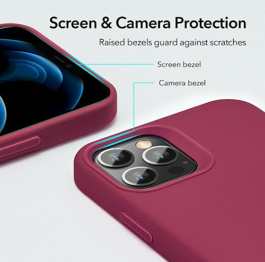 ESR Cloud Back Cover Σιλικόνης 1.5mm Κόκκινο (iPhone 12 Pro Max)