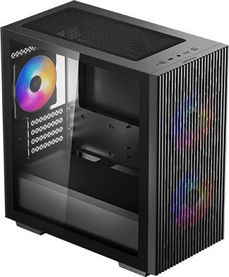 Deepcool Matrexx 40 3FS Gaming Midi Tower Κουτί Υπολογιστή με Πλαϊνό Παράθυρο και RGB Φωτισμό Μαύρο