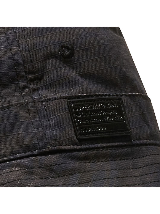 Superdry Nathan Camo Herren-Hut Bucket-Stil Schwarz