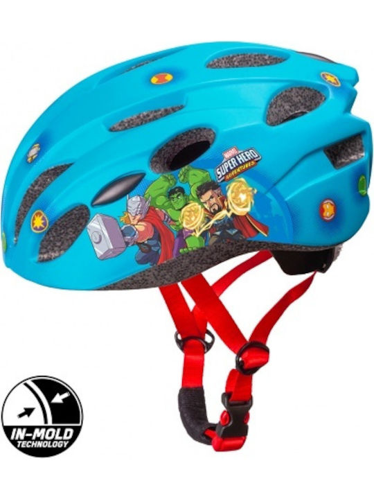 Seven Avengers Kinderfahrrad- / Rollerhelm für Stadt Blau