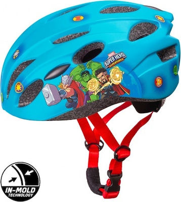 Seven Avengers Kids' Helmet for City Bike Blue