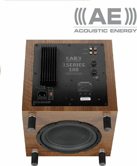 Acoustic Energy AE108 Αυτοενισχυόμενο Subwoofer με Ηχείο 8" 150W Καρυδιά