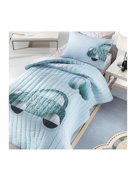 Saint Clair Auto Kids Pillowcase 50x70cm Blue 1717030120004