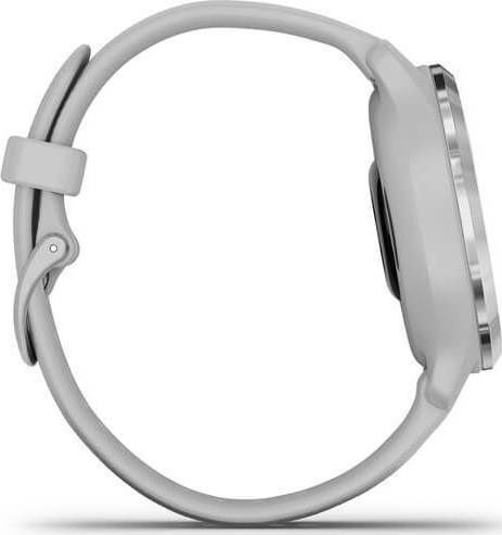 Garmin Venu 2S Edelstahl 40mm Wasserdicht Smartwatch mit Pulsmesser (Silver / Mist Gray)