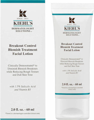 Kiehl's Dermatologist Solutions Λοσιόν Προσώπου Ημέρας για Ακμή 60ml