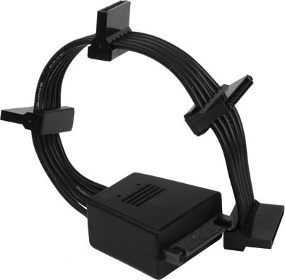 Silverstone 15-Pin Sata - 15-Pin Sata Cable 0.19m Μαύρο SST-CP06-E4