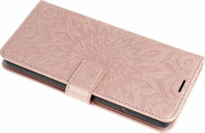 Forcell Mezzo Synthetic Leather Wallet Rose Gold (Galaxy A32 5G)