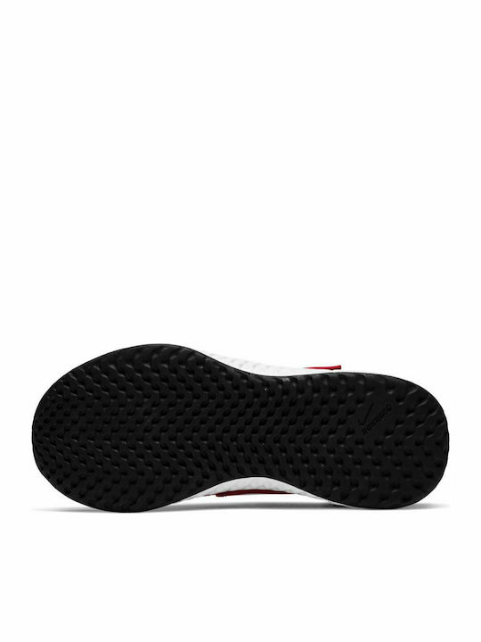 Revolution 5 Kids Sports Shoes Running with Hoop & Loop Closure University Red / Lt Smoke Grey