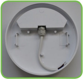 Aca Επιτοίχια Εξωτερική Πλαφονιέρα LED IP66 12W με Θερμό Λευκό Φως