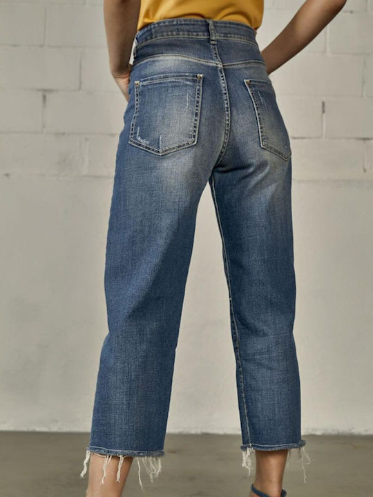 Edward Jeans Alida Γυναικείο Jean Παντελόνι σε Κανονική Εφαρμογή