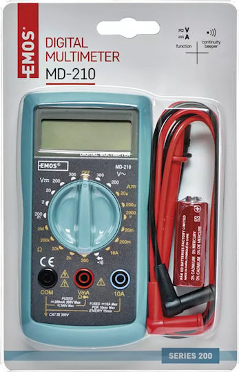 Emos MD-210 Ψηφιακό Πολύμετρο με Μέτρηση AC / DC / Αντίστασης