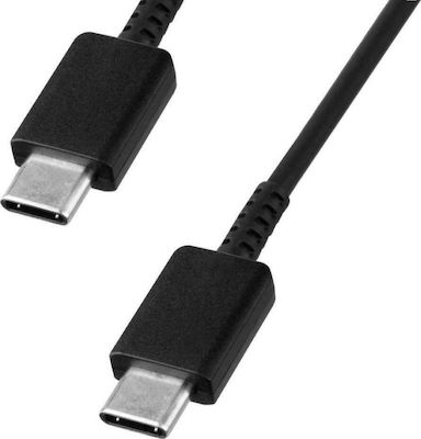 Samsung USB 2.0 Cable USB-C male - USB-C male Μαύρο 1m (EP-DN980BBE)