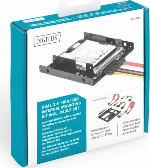 Digitus Βάση Στήριξης Δίσκου HDD/SSD DA-70434