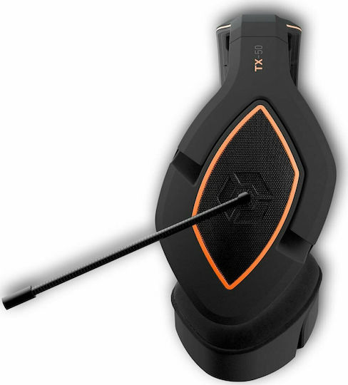 Gioteck TX50 Over Ear Căști Gaming Cu Conectivitate 3,5 Mm Portocalii