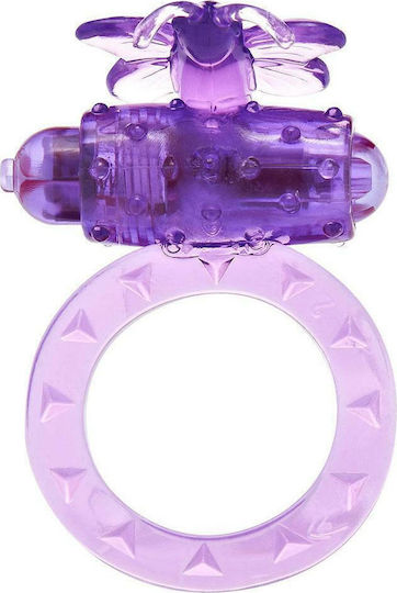 ToyJoy Flutter Vibrating Ring Vibrating Cock Ring Cock Violet