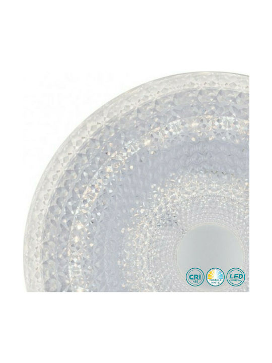 Fan Europe Unika-PL30 Modernă De plastic Plafonieră de tavan cu LED Integrat 29buc Alb I-UNIKA-PL30