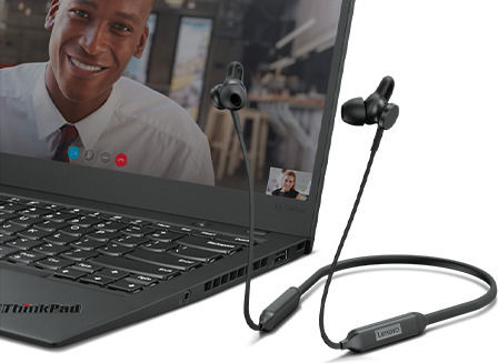 Lenovo 4XD1B65028 In-ear Bluetooth Handsfree Ακουστικά Μαύρα