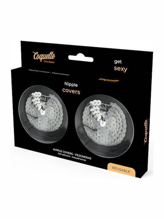 Coquette Chic Desire Nipple Covers Silver