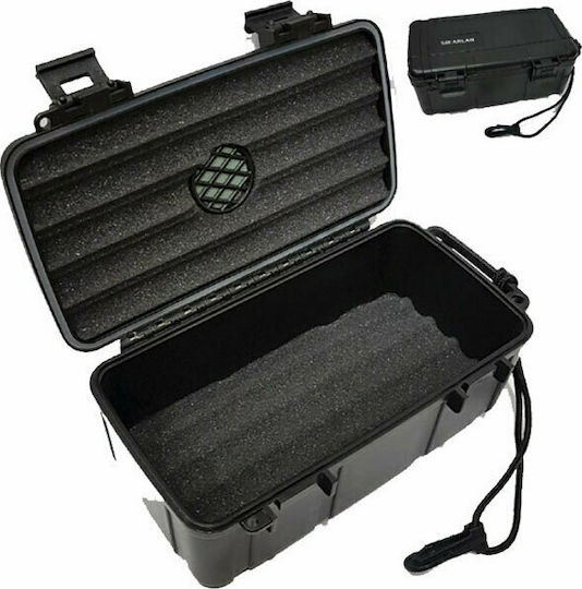 Sikarlan Humidor Πλαστικός Υγραντήρας 10 Πούρων 22x12.5x5εκ.