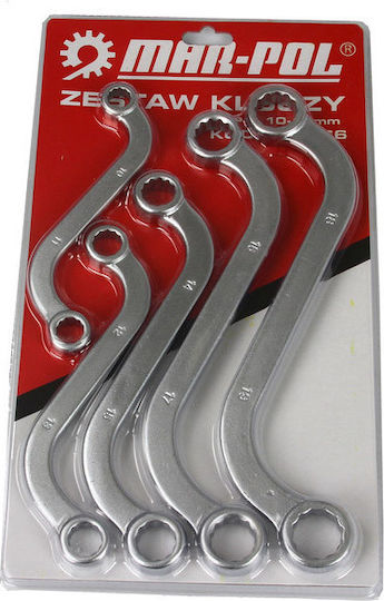 Mar-Pol Set de 5 Duble Chei poligonale Curbe