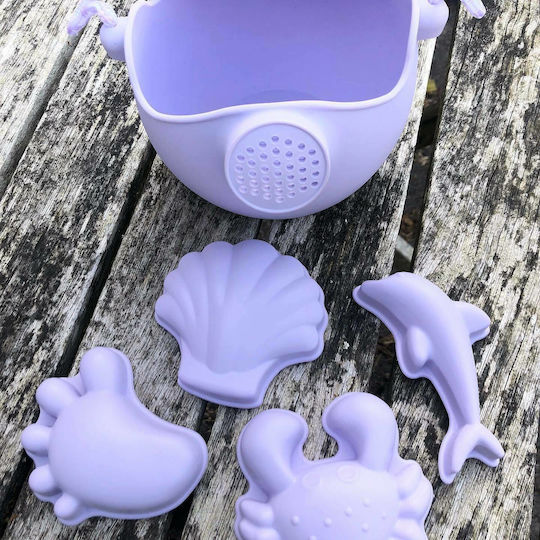 Scrunch Silicone Beach Watering Can Purple