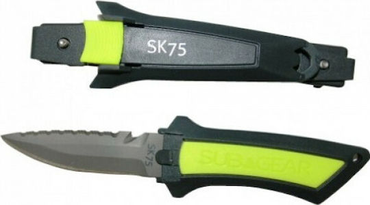 Scubapro SK75 Diving Knife Τιτανίου with Snow Plough 7.5cm