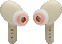 JBL Live Pro+ In-ear Bluetooth Handsfree Earphones with Sweat Resistance and Charging Case Beige