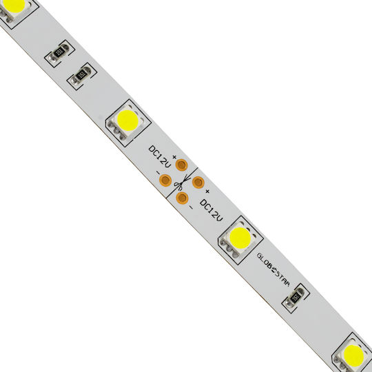 GloboStar LED Лента 12V Студено бяло Светлина 5м Тип SMD5050