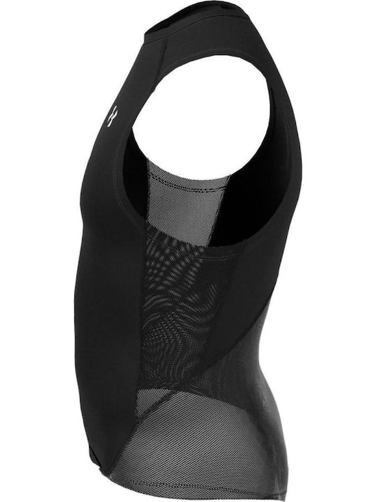 Under Armour Heatgear Мъжка термо без ръкави Компресия Черен