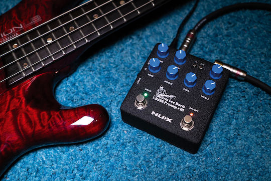 NUX NBP-5 Melvin Lee Davis Bass Preamp & DI NBP-5 Pedală Preamplificator Bas electric