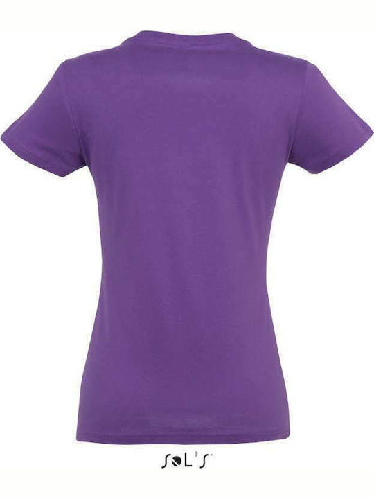 Sol's Imperial Women's Short Sleeve Promotional T-Shirt Light Purple