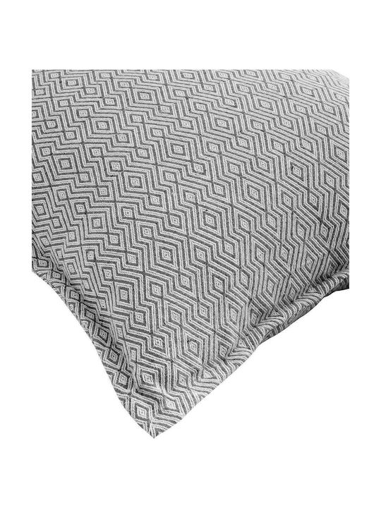 Madi Διακοσμητική Μαξιλαροθήκη Tent από 100% Βαμβάκι Grey 45x45εκ.