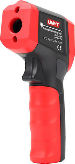 Uni-T UT301C+ Infrarot- und Laserthermometer für Temperaturen von -32°C bis 600°C mit Entfernungsverhältnis 12:1
