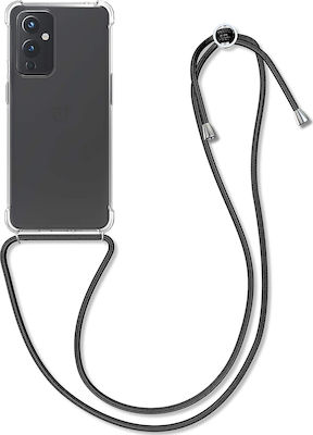 KWmobile Silicone Back Cover with Strap Transparent (OnePlus 9)