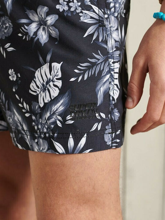 Ανδρικό Μαγιό Σορτς Μαύρο Floral