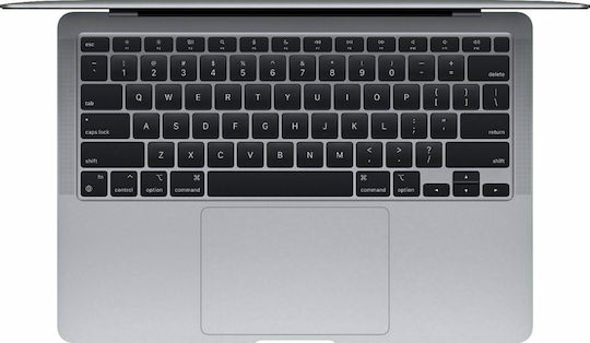 Apple MacBook Air 13.3" (2020) IPS QHD+ (M1/8GB/256GB SSD) Космическо сиво (UK Клавиатура)