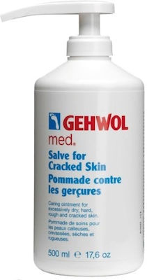 Gehwol Med Salve for Cracked Skin Feuchtigkeitsspendende Creme für Rissige Fersen 500ml 1140111
